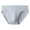 Light Grey, variant on zeranth Men Summer Briefs Mid-rise Elastic Waistband Panties Solid Color U-convex Breathable Underwear for Daily Wear Sleep