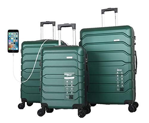 hunter green luggage