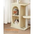 thumbnail image 3 of Rascador Cat Tree Feandrea para condominios, tamaño pequeño, de felpa, color beige, 3 of 6