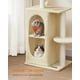 thumbnail image 3 of Rascador Cat Tree Feandrea para condominios, tamaño pequeño, de felpa, color beige, 3 of 6