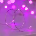 thumbnail image 2 of Coolmade 2 Set Christmas String Lights Battery Operated 8 Modes 16.4ft 50Leds Fairy Lights Firefly Twinkle Lights Remote Timer for Bedroom Garden Party Indoor Decor Pink, 2 of 7