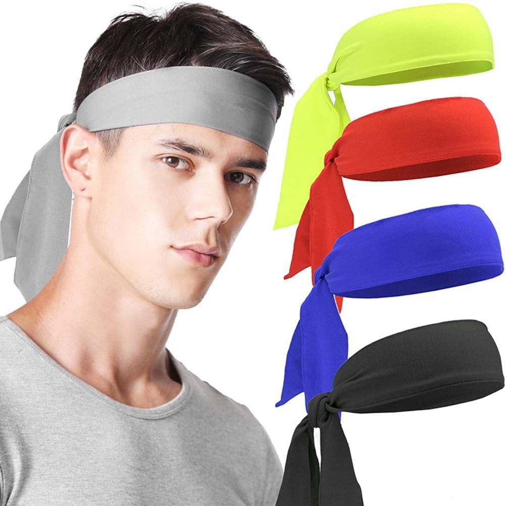 Headband Tennis Symbol Head Tie Sweatband outdoor Running Sports NEW Tennis Fans 