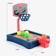thumbnail image 7 of Miniature Desktop Basketball Game Toy, Small Finger Bouncy Basketball Simple Assembly Finger Mini Basketball Machine Blue, 7 of 7
