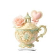 thumbnail image 2 of Japceit Romantic Tea Cup Ornament, Lover's Day Gift and Decorative Cup for Valentine's Day, Small Tabletop Decor for Home, Shelf, and Special Occasion 15cm, 2 of 4