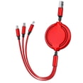thumbnail image 1 of Línea de datos de expansión multifuncional portátil Silicona líquida Teléfono tres en uno Quick, 1 of 8