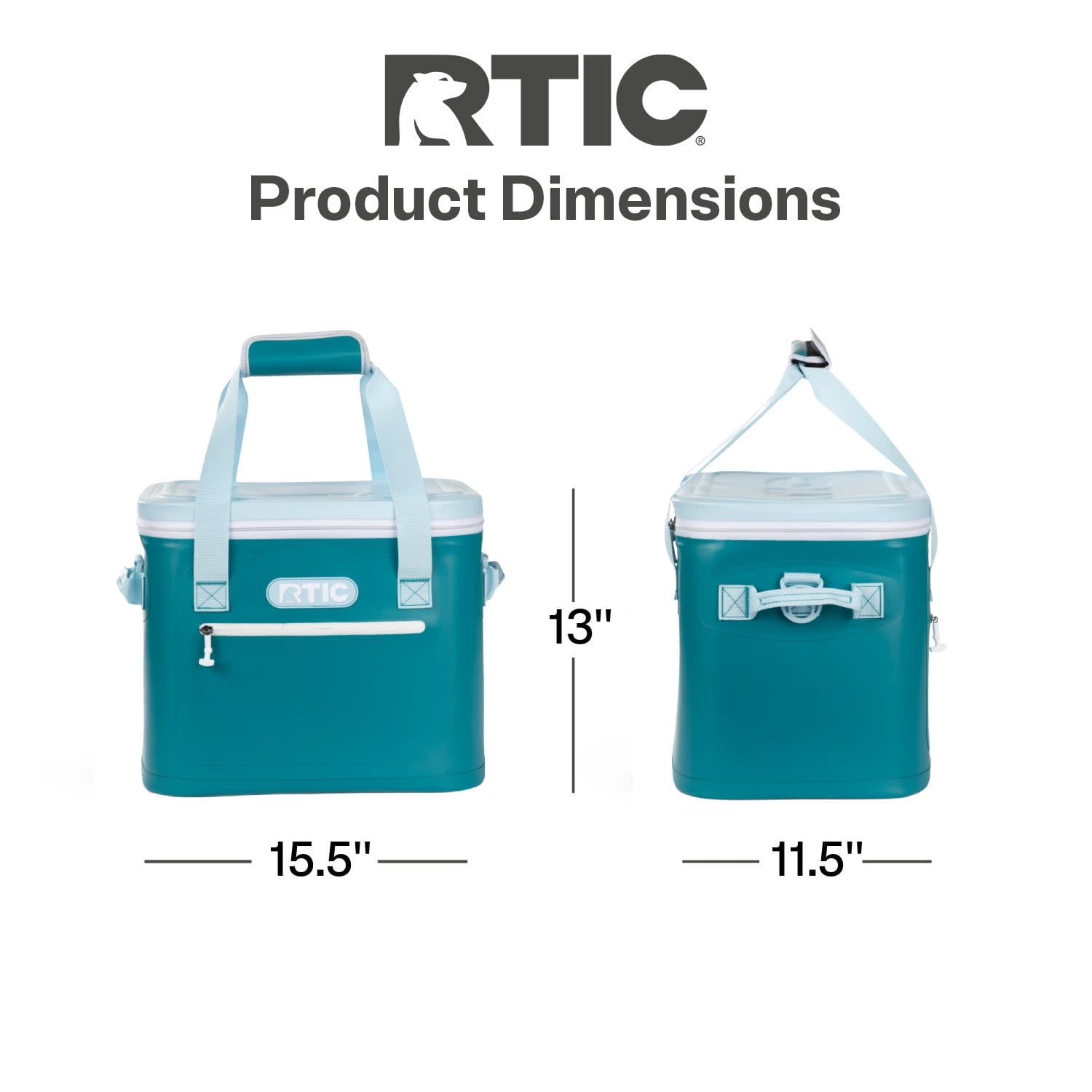 RTIC 30-Can, 20 Qt, Ultra-Tough Soft-Sided Cooler, Leakproof, Waterproof, Deep Harbor