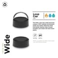 thumbnail image 3 of Botella Klean Kanteen Wide Loop de acero inoxidable cepillado, 3 of 8