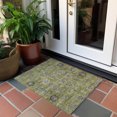 thumbnail image 6 of Addison Rugs Chantille Indoor/Outdoor Traditional Oriental Olive Washable Rectangle Rug, 1'8" x 2'6", 6 of 6