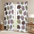 thumbnail image 2 of Feelyou Cartoon Strawberry Curtains Pack of 2 (42x84 Each), Boy Girl Curtains Blackout, 2 of 6