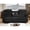 Black, variant on Ellesophas 81" Fabric Manual Reclining Sofa with Wide Armrests, Drop-Down Table, Cup Holders and Removable Backrest, Brown