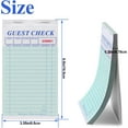 thumbnail image 2 of 4 Pack Server Note Pads, Double Part Guest Check Books for Servers, Waitress Notepad for Restaurants Food Order, 100 Sheets/Pad, Carbon Copy for Guest Checks, 2 of 5