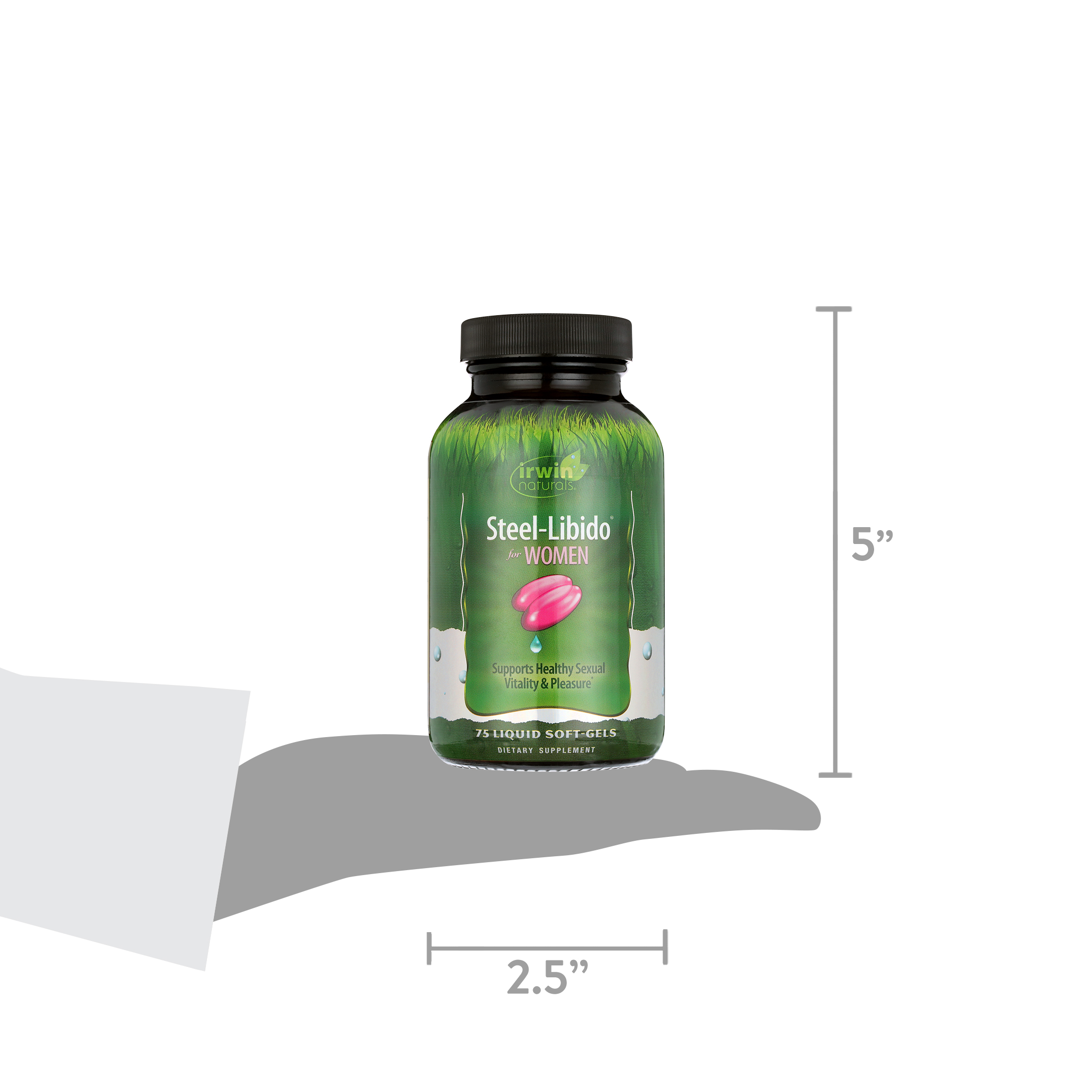 Irwin Naturals - Steel-Libido for Women, Dietary Supplement, 75 Liquid Softgels - image 6 of 6