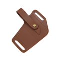 thumbnail image 5 of Aymzbd Cowhide Storage Bag Leather Tool Bag Save Tools Bag for Electricians flashlights Brown, 5 of 9