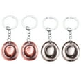 thumbnail image 1 of 4pcs Hat Key Chain Retro Men's Car Keys Pendant Bag Accessories (Assorted Color), 1 of 9