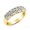 Yellow Gold, variant on Houston Diamond District 1 to 3.5 Carat Round Diamond Ladies 5 Five Stone Wedding Anniversary Stackable Ring Band Premium Collection Platinum 1 Carat Size-5