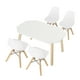 thumbnail image 1 of Mesa para niños con sillas de madera, fácil de limpiar, practico y moderno, 1 of 4