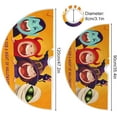 thumbnail image 3 of FMSHPON Halloween Cartoon Pattern Xmas Christmas Tree Skirt Stand Mat for Holiday Party Decoration Indoor Outdoor 48 inches, 3 of 6