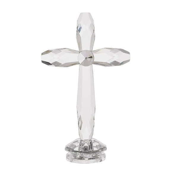 Crystal Expressions Elegant Crystal Cross Figurine – Christian Décor & Inspirational Keepsake