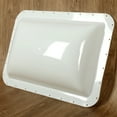 HECASA RV Skylight Cover White 14" X 22" for RV Shower Camper Food Truck Skylight Inner Dome Kit