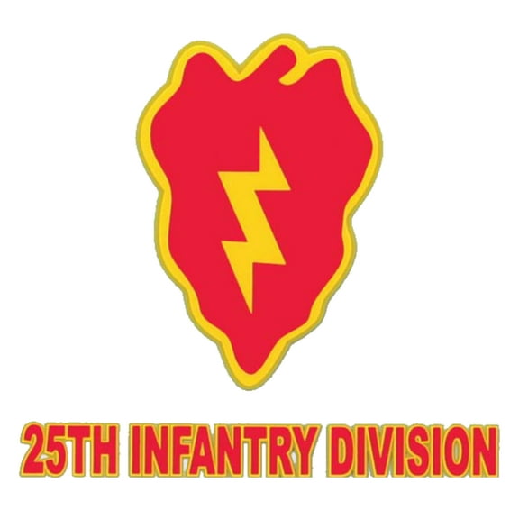 25th Infantry Division Decal - Veteran Owned Business