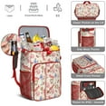 thumbnail image 5 of Travel Cooler Bag - Beige Baseball Elements Pattern Camping Beer Cooler Backpack with Bottle Opener- Waterproof Insulated Picnic Backpacks - Cooler Bag for Beach, 5 of 6