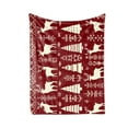 thumbnail image 5 of Christmas Blankets Soft Prints Fleece Throw Blanket for Winter Bedding Home Living Room Sofa Couch and Gift Throw Blanket Farmhouse Holiday Decor, 5 of 8