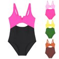 thumbnail image 6 of FJUCHAI 2-12Y Big Girls Jumpsuit Swimsuit Bikini Kids Spaghetti Straps Swimwear Youth Quick Dry One-Piece Bathing Suit, 6 of 6