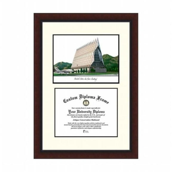 Campusimages CO994LV United States Air Force Academy Legacy Scholar Diploma Frame