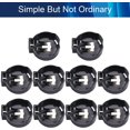 thumbnail image 4 of HUGFEGWE 10Pcs CR2477 Horizontal Coin Button Battery Holder Black Container Case CJB91-112554, 4 of 7
