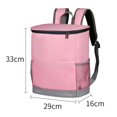 thumbnail image 3 of Lightweight Insulated Bag Insulated Bag for Camping Travel Portable Ice Chest Box with Capacity Zipper Closure Leak-proof Waterproof Design for Drinks, 3 of 8