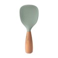 thumbnail image 1 of Pala de arroz de silicona verde leche Cuchara de arroz antiadherente de celebridades de Internet Olla arrocera Pala de arroz especial, 1 of 8
