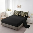 thumbnail image 5 of Castle Fairy Kids Teens Black Spider Moth Bedding Comforter Set,Gothic Full Bedding Set, 5 of 8