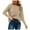 Khaki, variant on GEWSEY Fall Sweaters for Women 2025 Casual Long Sleeve Sweater Striped Loose Fit Pullover Tops (Navy, XXL)