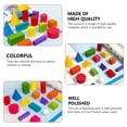 thumbnail image 4 of KAKOWELY 1 Set of Geometrical Solid Blocks Math Learning Toys Geometrical Teaching Props,1.18"X1.18"X1.18", 4 of 5