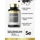 thumbnail image 3 of Suplemento Carlyle Selenium, tabletas de 200 mcg, vegetariano, 3 of 7