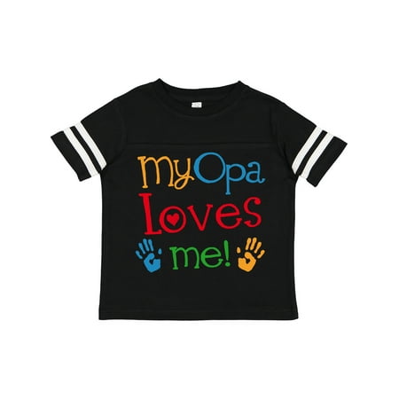 

Inktastic My Opa Loves Me Gift Toddler Boy or Toddler Girl T-Shirt