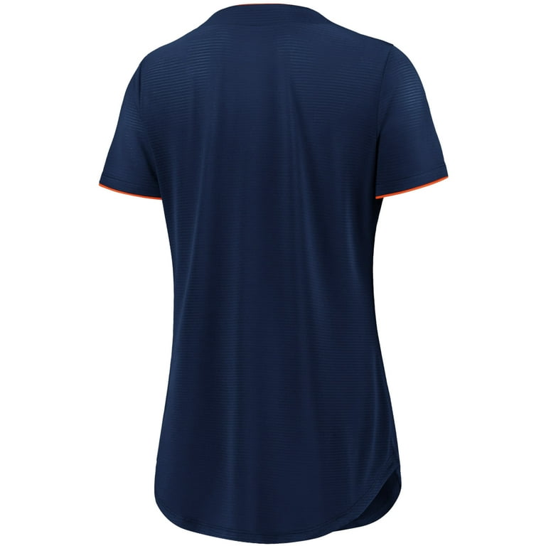 Fanatics Brand / MLB Women's Houston Astros Orange Placket T-Shirt
