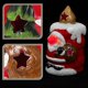 thumbnail image 4 of Lámpara navideña sin llama Centros de mesa de Papá Noel Decoración de ventanas navideñas Decoración de fiestas Favores (2 unidades, rojo), 4 of 5