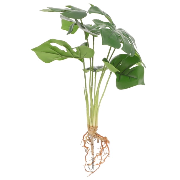 unbranded Planta Decorativa Delicada Monstera Artificial Para Accesorios De Hogar Y Oficina