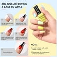 thumbnail image 3 of Nailshion Quick Air Dry Nail Polish Set, 16 Colors 10ML Macaron Nail Polish with Clear Base Top Coat and 35Pcs Remover Pads Spring Summer Regular Nail Lacquer Gift for Women Girls, 3 of 9
