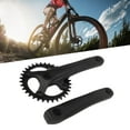 thumbnail image 1 of Bike Crank Arm Set, Road Bike Crankset Aluminum Alloy Anodized  High Accuracy  for Riding, 1 of 7