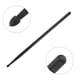 thumbnail image 4 of 2 pares de baquetas de nylon 7A con mango de plástico antideslizante para adultos, batería electrónica, color negro, 16", 4 of 7