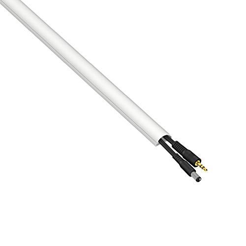 Cubierta pequeña para cable D-Line | Paquete de 2 | Canalera decorativ