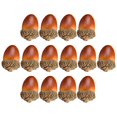 thumbnail image 1 of Bellotas artificiales colgantes de Navidad, decoración DIY, árbol de Navidad, adornos de espuma de bellotas, 50 piezas, 1 of 6