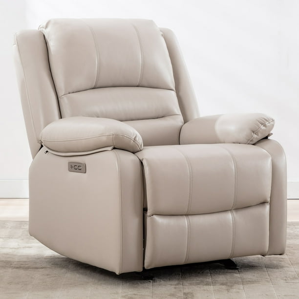 CHITA Power Recliner Electric Glider with USB, Nursery Chair for Living