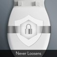 thumbnail image 3 of TOILET SEAT RND SHELL WH (Pack of 1), 3 of 8