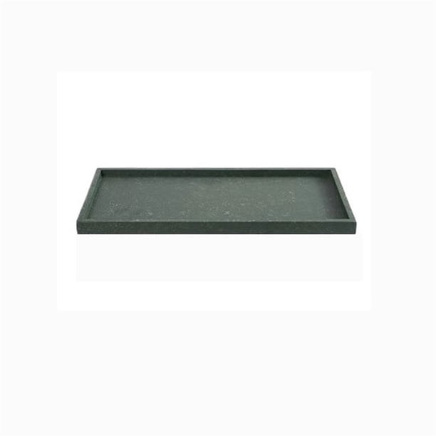 Bandeja de goteo rectangular for plantas, platillo de resina sintética for jardinería doméstica