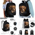 thumbnail image 2 of ZUXONGSY Cat Print 4 Pack Backpack Purse for Girls Boys Large Capacity School Bag with Lunch Box Pencil Case and Water Bottle Holder Kindergarten Rucksack Kids Daypack Travel Laotop Bags, 2 of 6