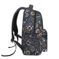 thumbnail image 3 of Disketp Nautical Mochila Estampada para Hombre y Mujer – Mochila Ligera Clásica con Múltiples Bolsillos para Universidad, Trabajo y Viajes-One Size, 3 of 5