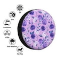 thumbnail image 4 of Fotbe Violet Funda de Llanta de Repuesto con Estampado, Engrosada, Ajuste Universal para Jeep, Remolque, RV, SUV, Camión-14 inch, 4 of 6